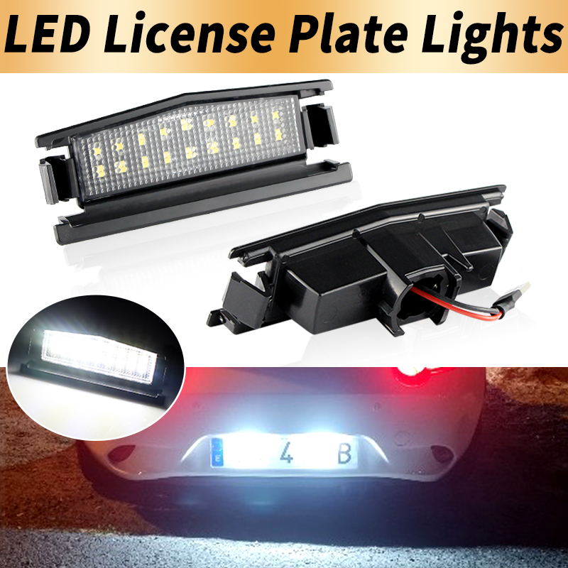 Gaming Accessories Rack - Luces LED blancas para matrícula Canbus,