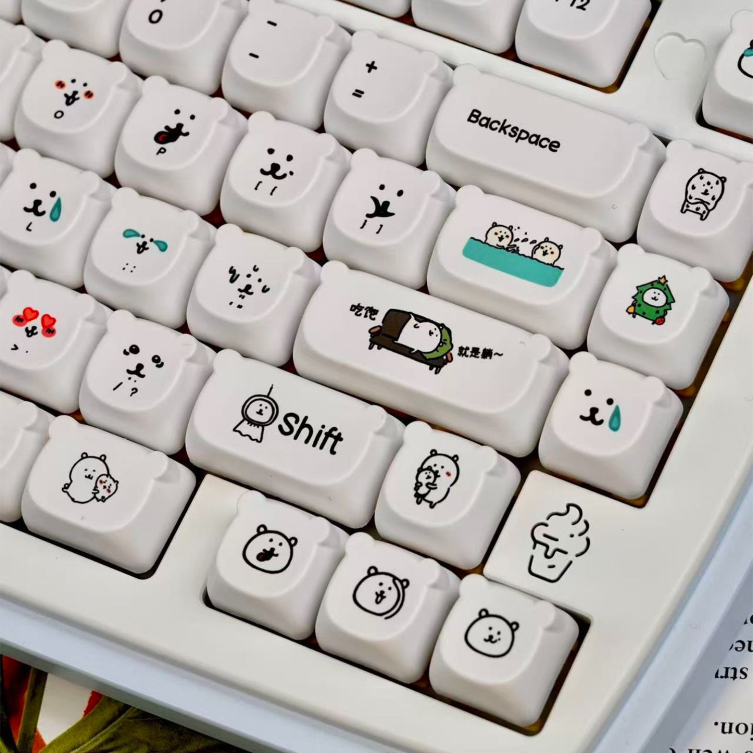 Teclas PBT Kawaii con Diseño d - Gaming Accessories Aesthetic reseña y precio